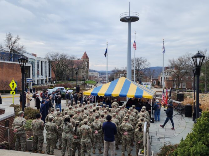 Getting the USS West Virginia’s Mast to Morgantown Was a Tall Order